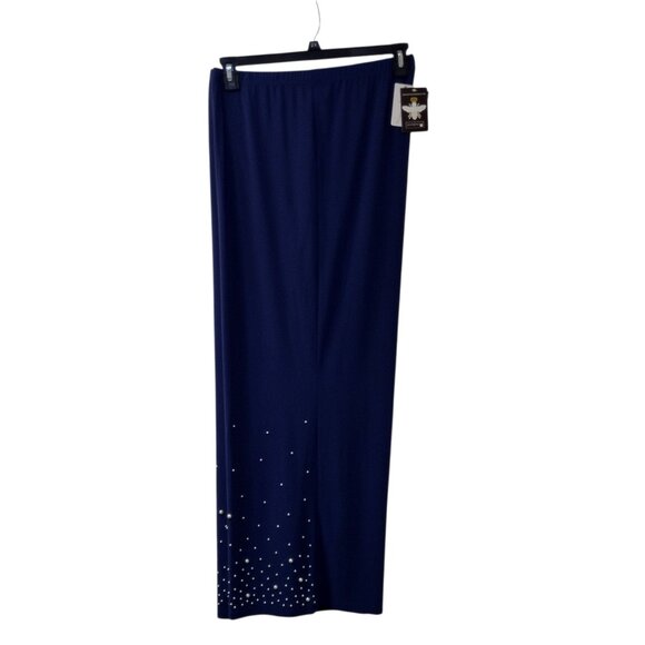 (NWT) Antthony Originals: Wide Leg Pull-on Pants, Size 2X, Cobalt Blue - Picture 1 of 6